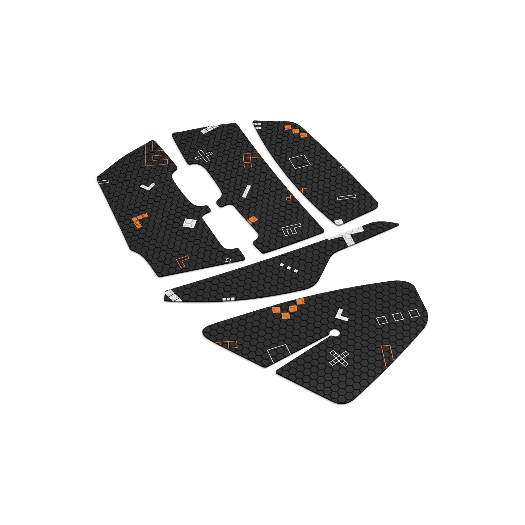 Logitech G600 MMO Gaming_2 FeetGlide Grip Tape for - side view