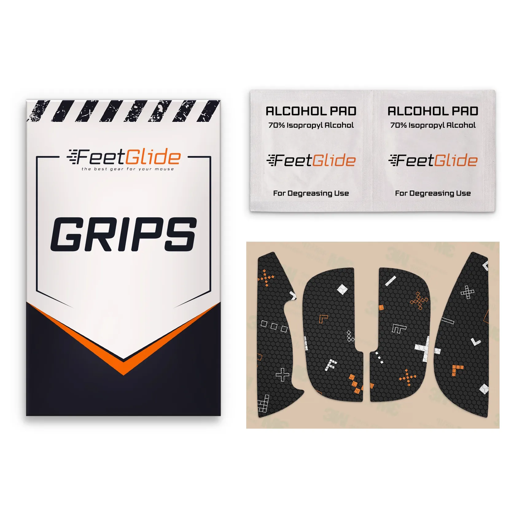 Sony INZONE Mouse-A_3 Накладки FeetGlide для Sony INZONE Mouse-A Gaming зображення комплекту поставки
