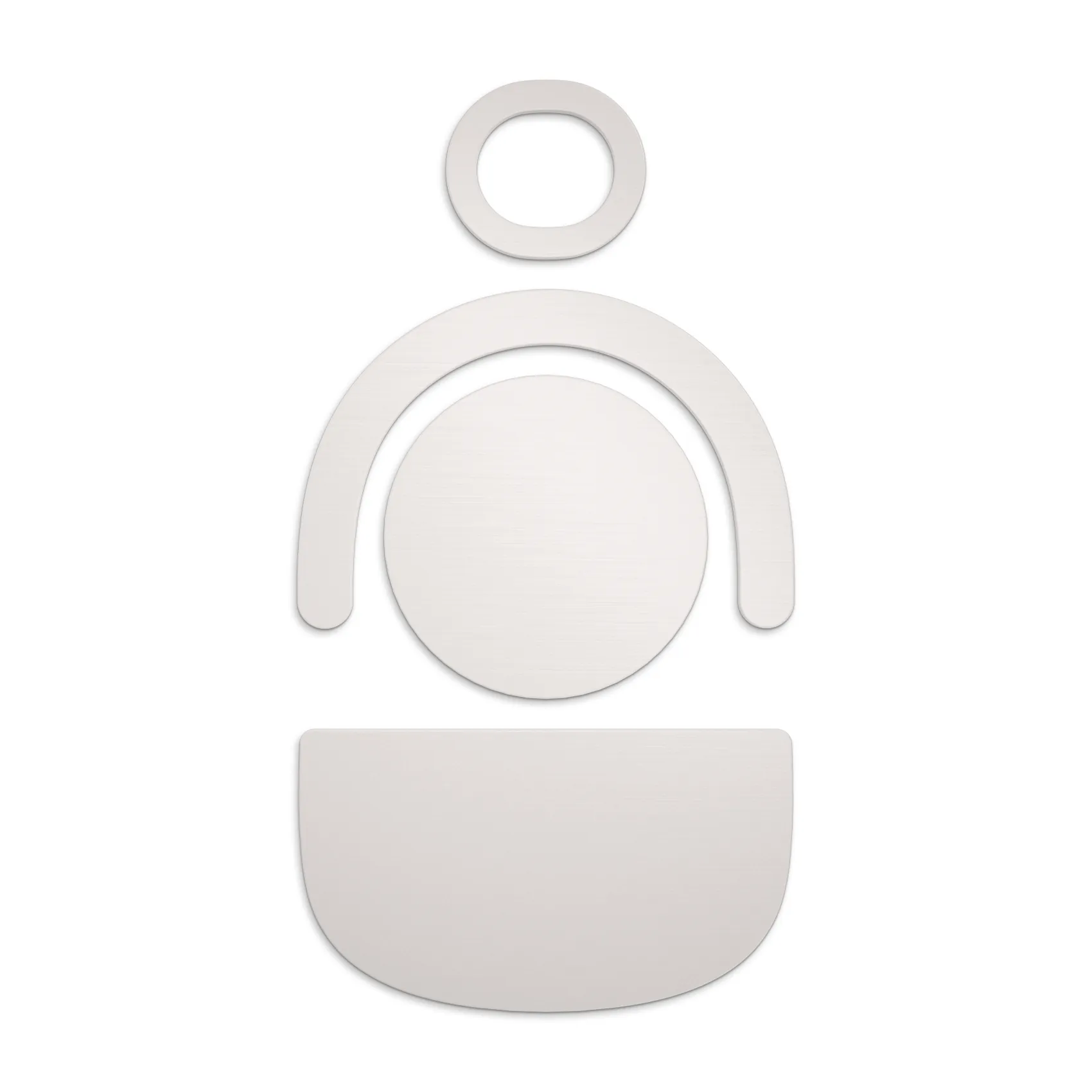 FeetGlides dla Logitech G Pro X Superlight 2C w Warszawie i Polsce widok z góry