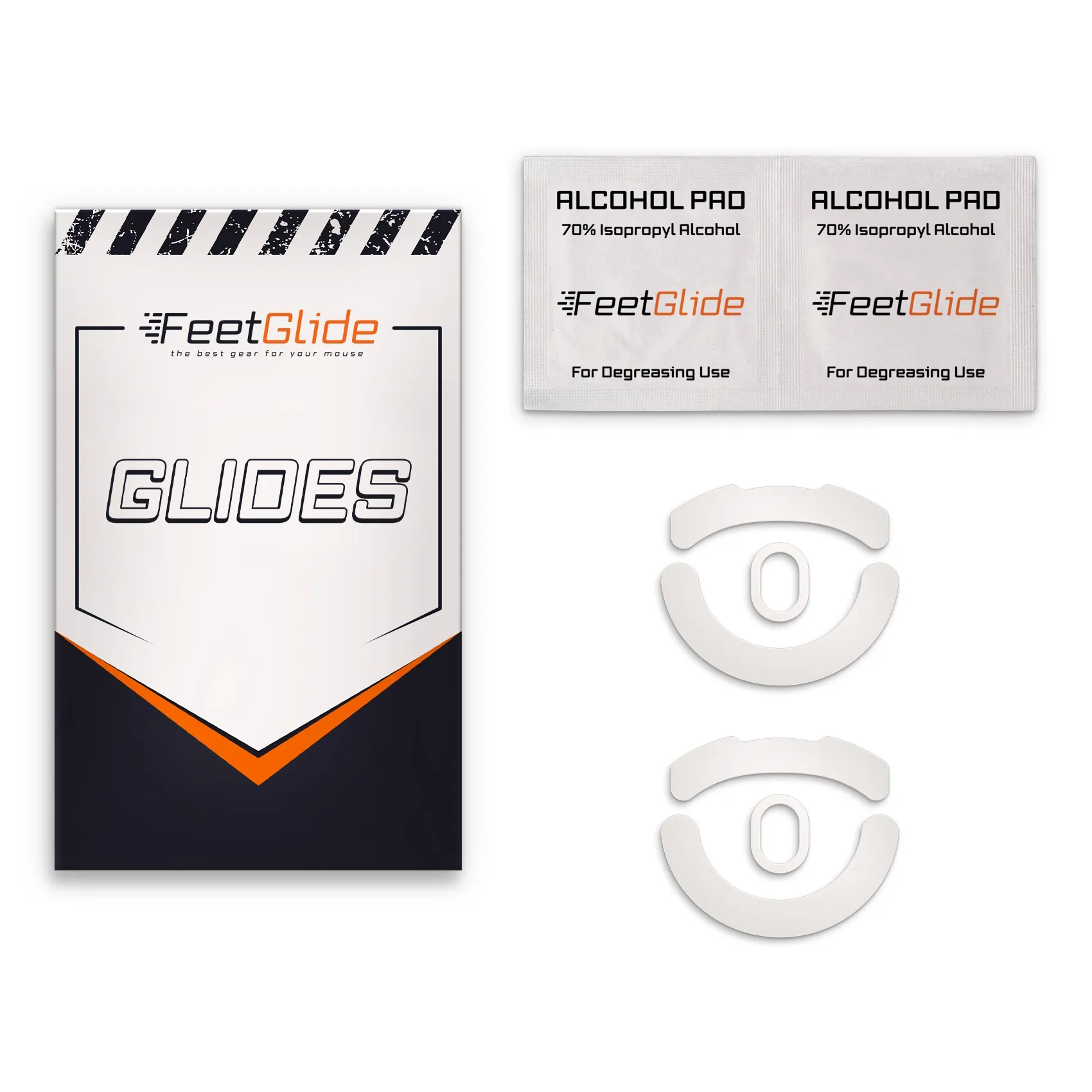 FeetGlide Skates for Attack Shark X1 - delivery set