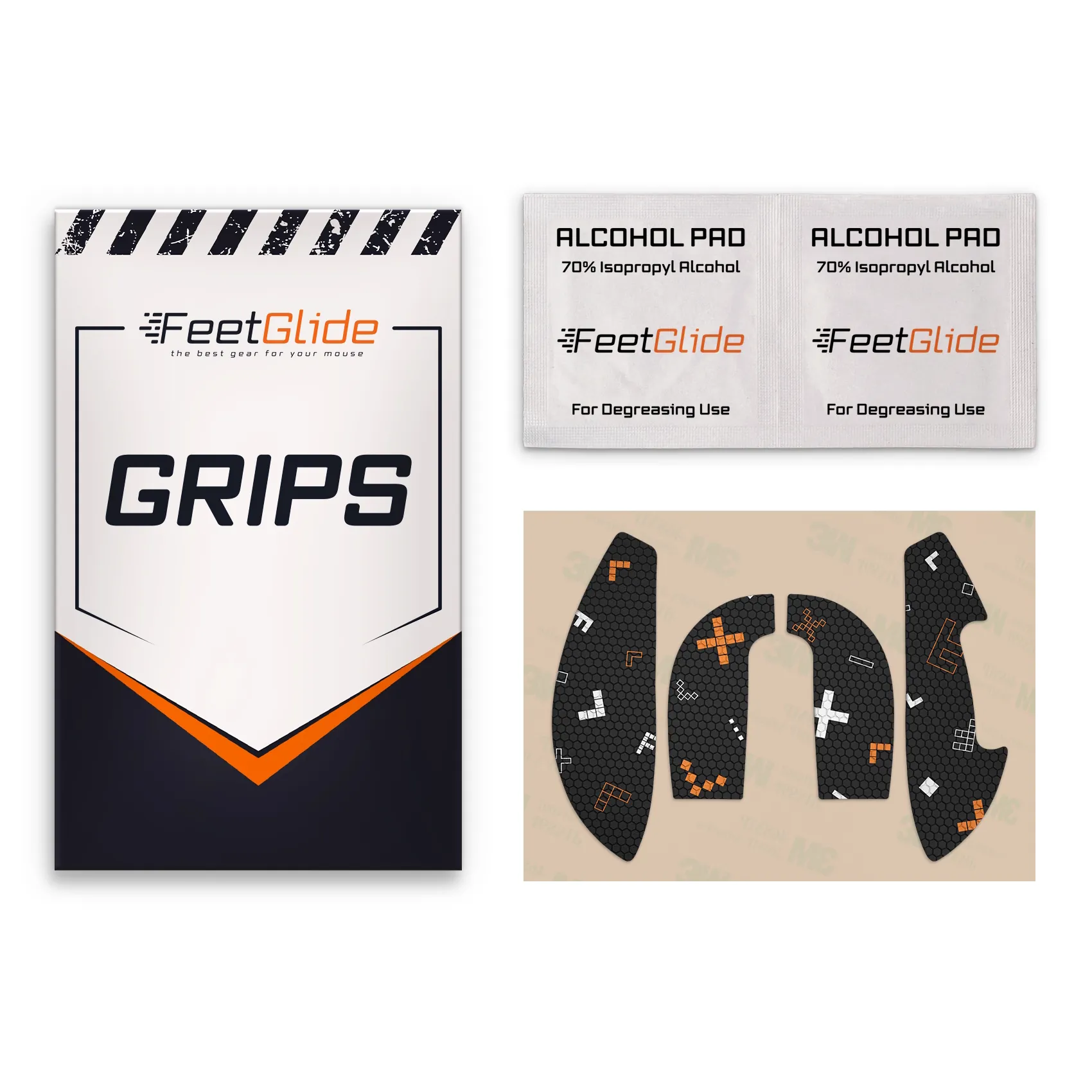 FeetGlide Grip Tape for Logitech Signature M650 - delivery set