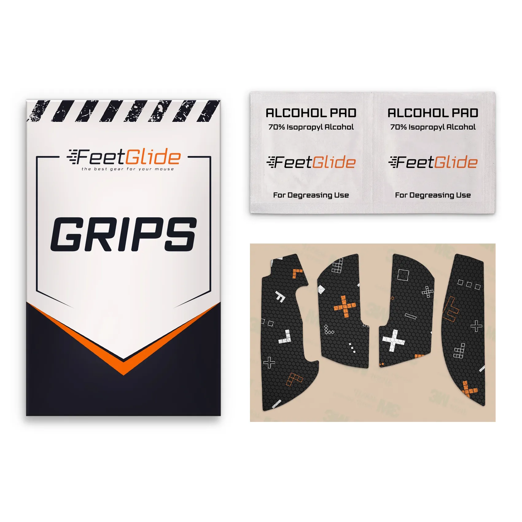 FeetGlide Grip Tape for Ajazz AJ179 V2 / AJ179 V2 Max ver. - delivery set