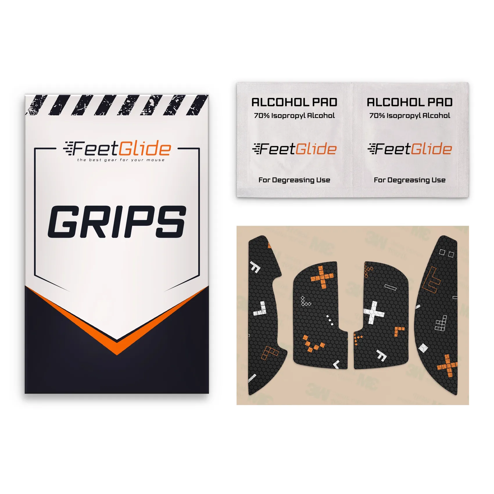 FeetGlide Grip Tape for ATK F1 Ultimate / F1 Extreme / F1 V2 Ultimate / F1 V2 Extreme ver. - delivery set