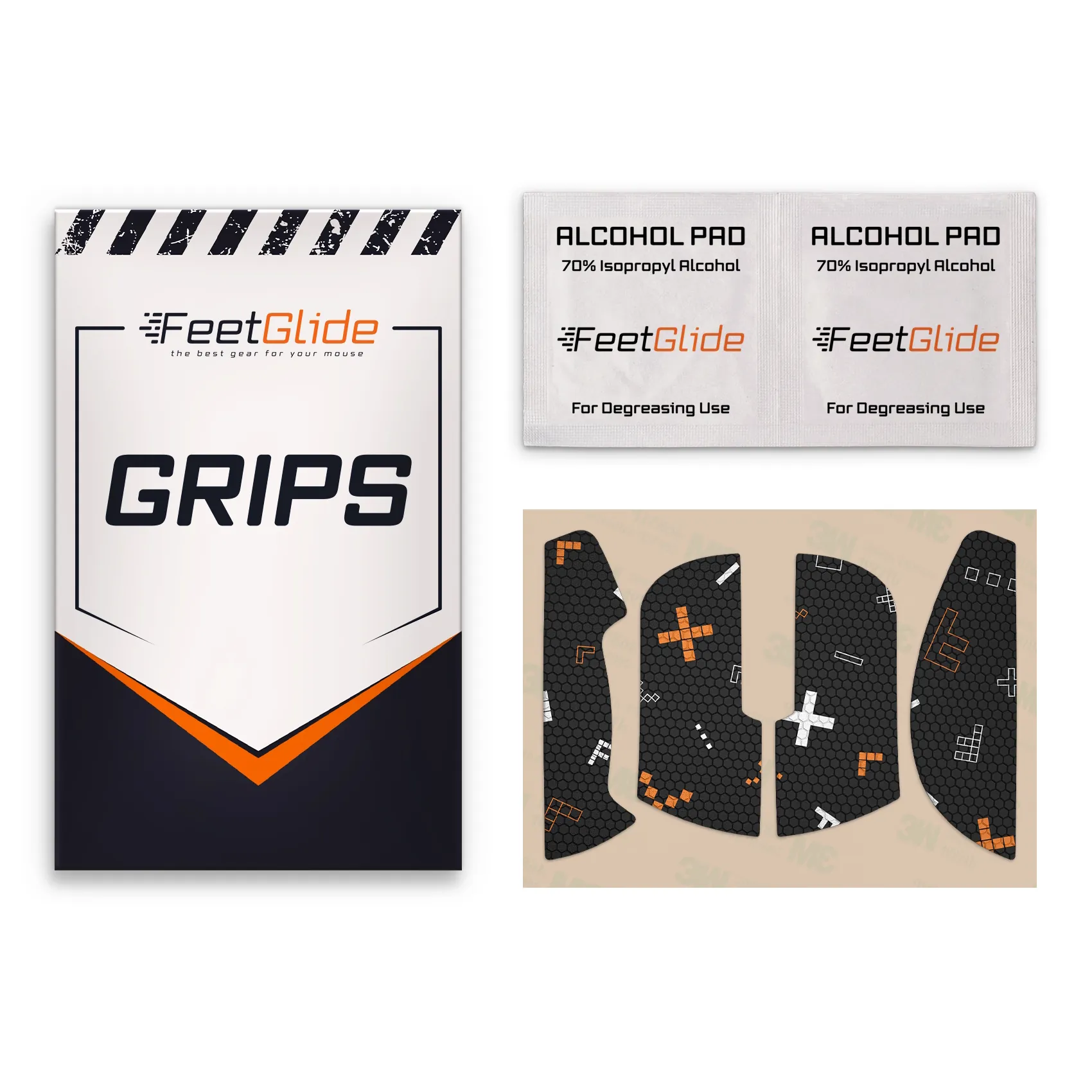 FeetGlide Grip Tape for Lamzu Atlantis Mini 4K ver. - delivery set