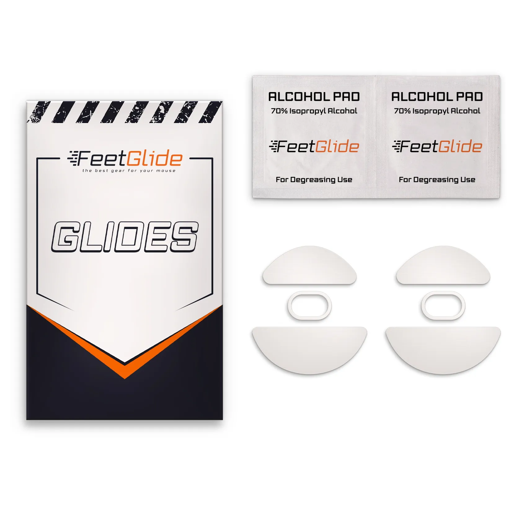 FeetGlide Skates for Be quiet! Dark Perk Ergo - delivery set