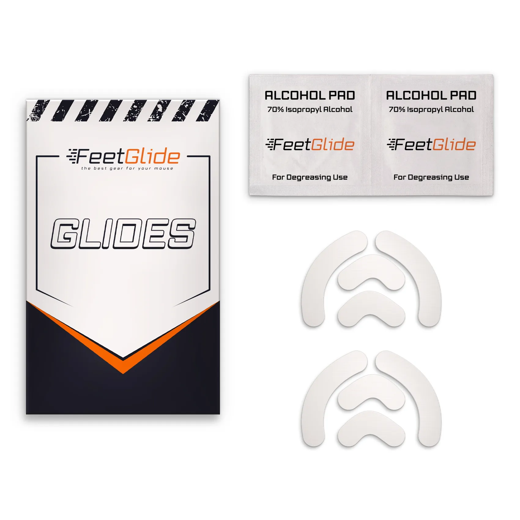 FeetGlide Skates for Keychron G3 Ultra Light - delivery set