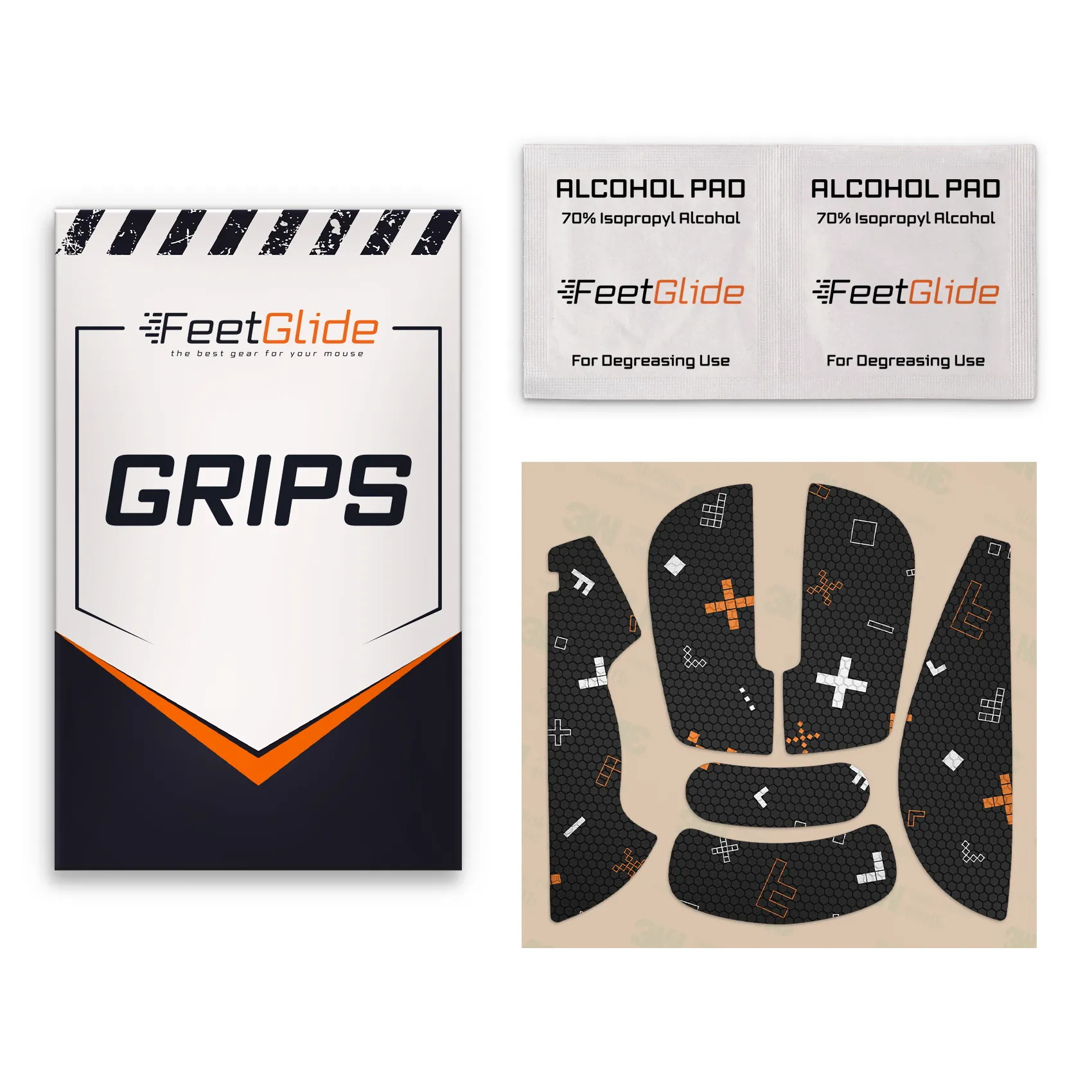 FeetGlide Grip Tape for ATK Z1 Pro / Z1 Pro Max / Z1 Ultra - delivery set