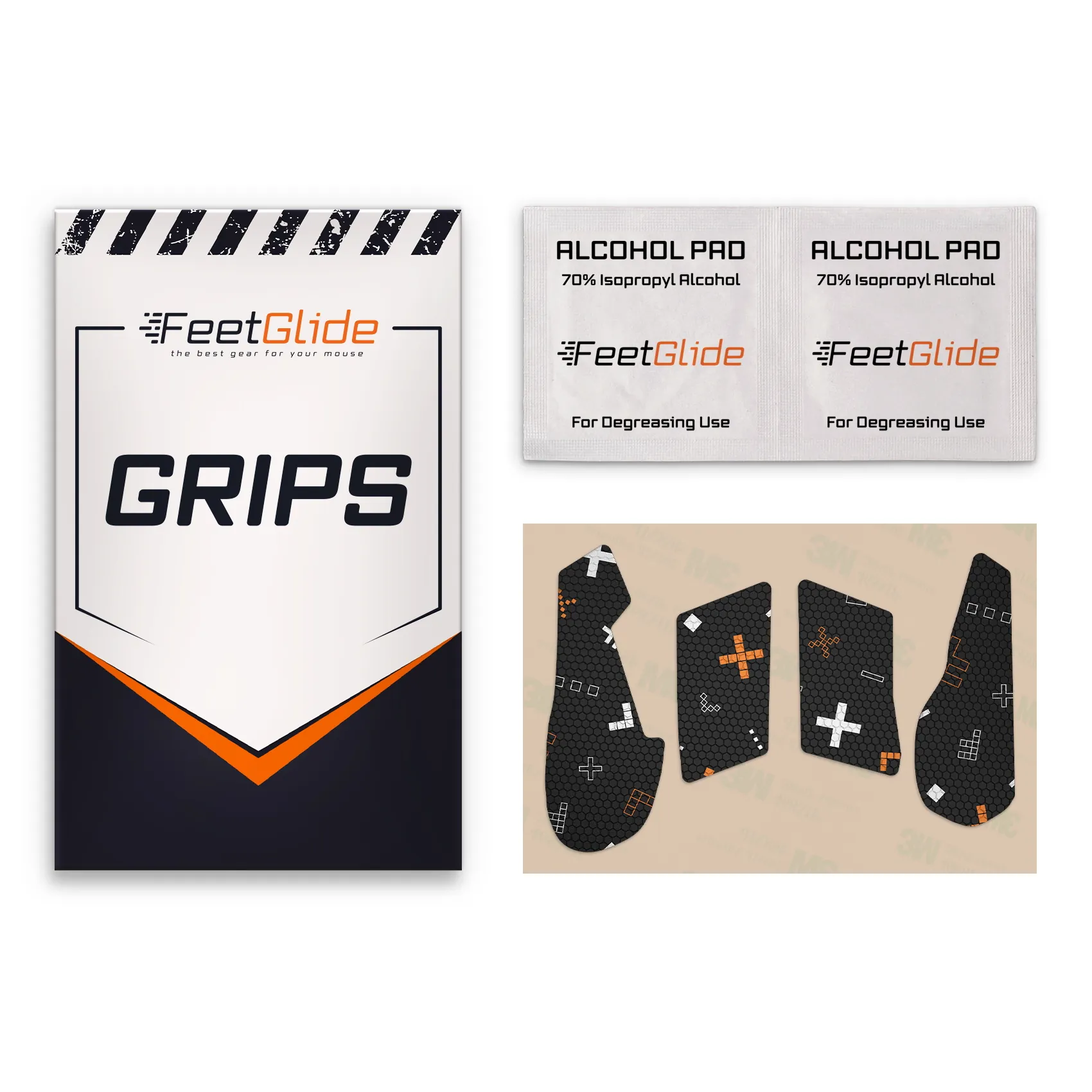 Corsair Harpoon V2 MG-181_3 FeetGlide Grip Tape for Corsair Harpoon V2 Wireless - delivery set