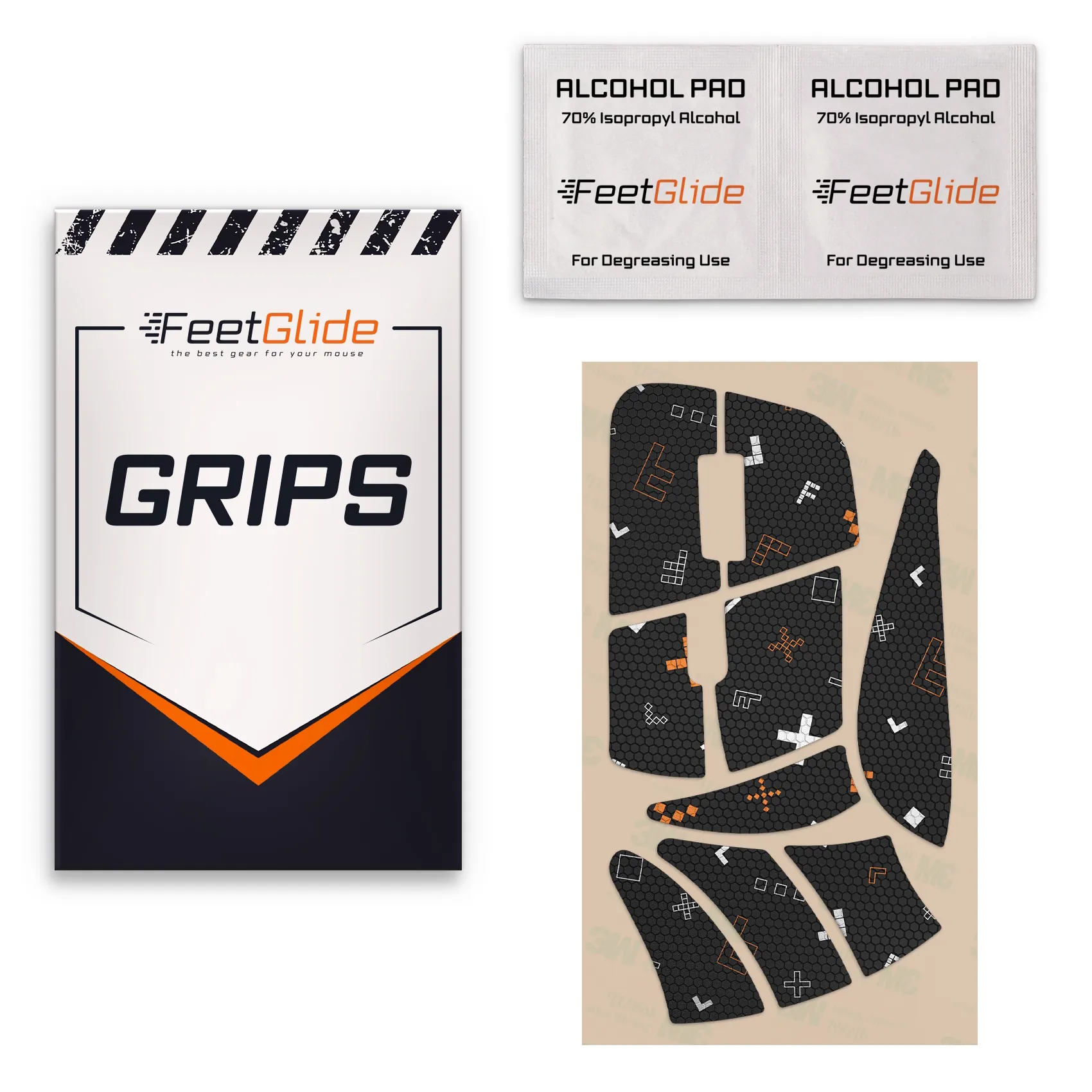 FeetGlide Grip Tape for Logitech MX Master 4 - delivery set