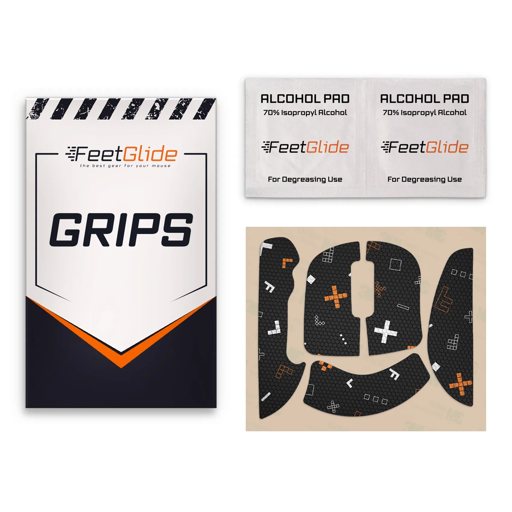 FeetGlide Grip Tape for Pulsar Pro Series JV-X - delivery set