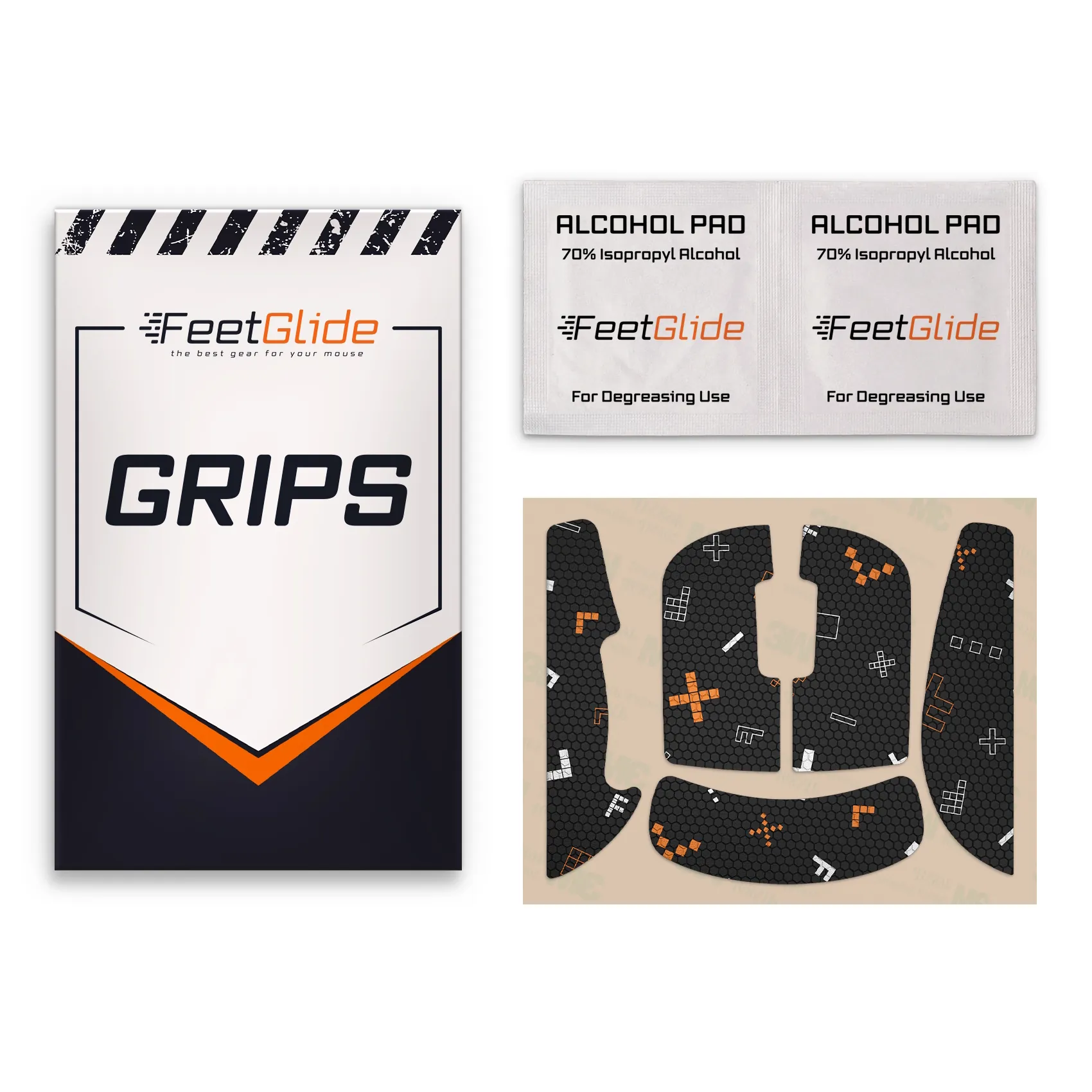 FeetGlide Grip Tape for Pulsar Pro Series Susanto-X - delivery set